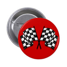 Seidiger schauender karierter Flaggengang des Moto Buttons