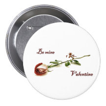Seien Sie Bergwerk Valentinsgruß Button