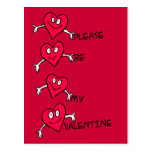 Seien Sie bitte mein Valentinsgruß - Postkarte