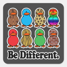 seien Sie ducky Enten des unterschiedlichen lustig Sticker