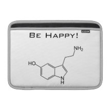 Seien Sie glücklich! Serotonin MacBook Sleeve