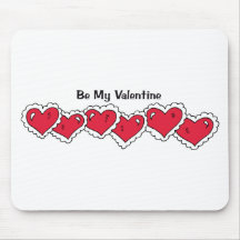 Seien Sie mein Valentinsgruß (Herzen) Mousepad
