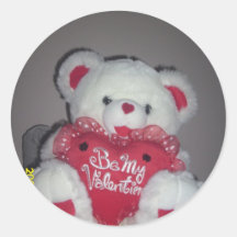 SEIEN SIE MEIN VALENTINSGRUSS RUNDER STICKER