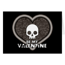 Seien Sie meine Valentine-niedliche Punkschädel-Gr