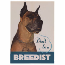 Seien Sie nicht ein breedist Foto Skulptur