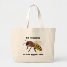 Seien Sie von der Honig-Biene aufmerksam (Apiarist Leinentaschen