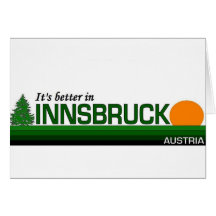 Sein besseres in Innsbruck, Österreich Grußkarten