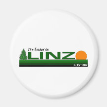 Sein besseres in Linz, Österreich Kühlschrankmagnete