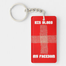 Sein Blut meine Freiheit Keychain