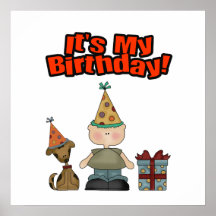 Sein mein Geburtstag (JUNGE) Plakate