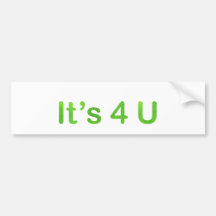 seine 4 u auto sticker