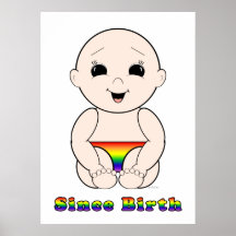 Seit Geburt 3r Plakate