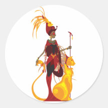 Sekhmet Aufkleber
