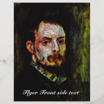 Selbstporträt durch Pierre-Auguste Renoir Individuelle Flyer