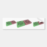 selten als Ra-Radium und Rerhenium Auto Sticker