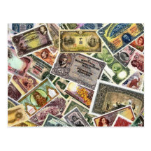 SELTENE WELTbanknoten Postkarten