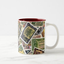 SELTENE WELTbanknoten Teetassen
