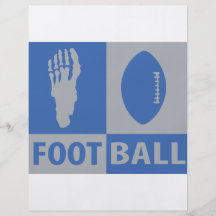 seltsame Ikone des Fußballs Flyerdruck