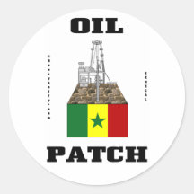 Senegal-Öl-Flecken, Ölfeld-Aufkleber, Öl, Gas