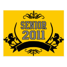 Senior 2011 postkarte