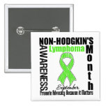 Septembers Morbus Hodgkin-Bewusstseins-Monat nicht Anstecknadelbuttons
