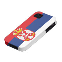 Serbischer Flagge iPhone 4 Fall iPhone 4/4S Case