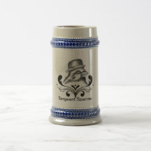 Sergeant-Spatzen-Bierkrug Kaffeetassen