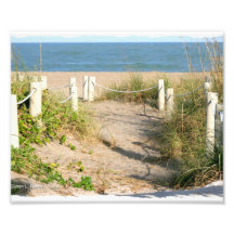 Setzen Sie die Wegdüne auf den strand, die weg von Kunstphoto