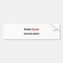 Sexyster die Waffen-Smith der Welt Auto Sticker