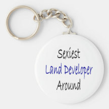 Sexyster Land-Entwickler herum Schlüsselanhänger