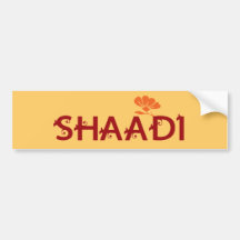 Shaadi Autosticker
