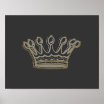 Shakespeare-Krone ~ Druck/Plakat