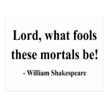 Shakespeare-Zitat 1a Postkarten