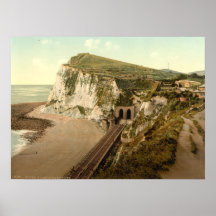 Shakespeares Klippe, Dover, Kent, England Poster