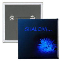 SHALOM… Religiöse Knöpfe Anstecknadel