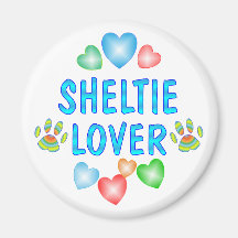 SHELTIE LIEBHABER KÜHLSCHRANKMAGNETE