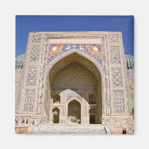 Sher-Dor Madrasah: Fassade Magnets