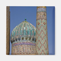 Sher-Dor Madrasah: Minarett Kühlschrankmagnete
