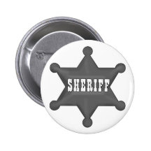Sheriff-Knopf Anstecknadelbuttons