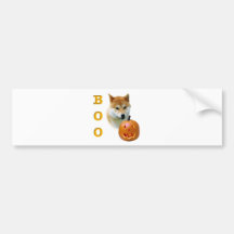 Shiba Inu Boo Autoaufkleber