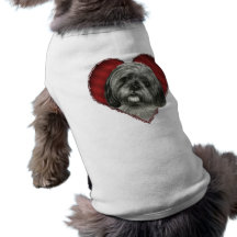 Shih Tzu mit Herzen Hund T Shirt