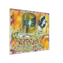 Shivlinga dehnte Leinwand-Druck aus Leinwanddrucke