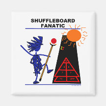 Shuffleboard-Fanatiker Kühlschrankmagnete