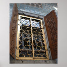 Shuttered Fenster Posterdruck