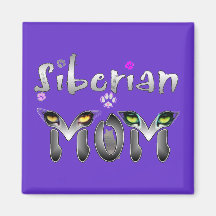Sibirische Katzen-Mamma-Geschenke Kühlschrankmagnet