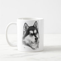 Sibirischer Husky Kaffee Tassen