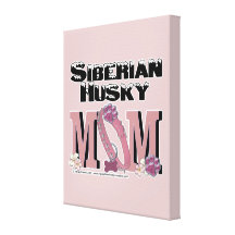 Sibirischer Husky MAMMA Gespannter Galeriedruck