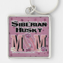 Sibirischer Husky MAMMA Schlüsselanhänger