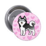 Sibirischer Schlittenhund-/alaskischer Malamute-Li Anstecknadel