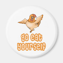 Sich essen gehen Huhn Magnets